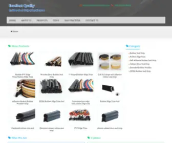 Rubbersealstrips.com(Rubber seal strip) Screenshot