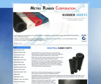 Rubbersheetindia.co.in(Rubber Sheets and mats manufacturer and supplier) Screenshot