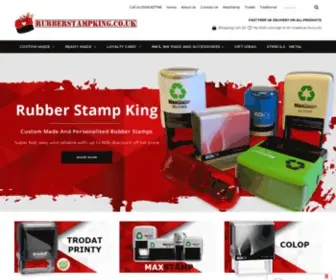 Rubberstampking.co.uk(Custom Rubber Stamps Self Inking Traditional and Pre) Screenshot