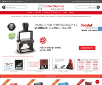 Rubberstampsonline.com.sg(Custom Self Inking Stamps Singapore) Screenshot