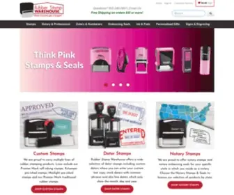 Rubberstampwarehouse.com(Custom Vantage Web Page Title) Screenshot