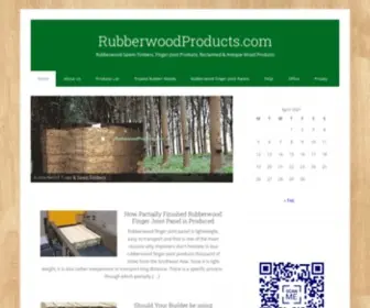 Rubberwoodproducts.com(Rubberwood Sawm Timbers) Screenshot