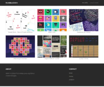 Rubbledev.com(Apps and games for iPhone & iPad) Screenshot