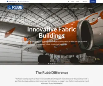 Rubbuk.com(Custom fabric buildings specialist) Screenshot