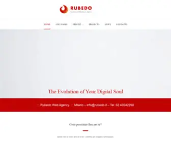 Rubedo.it(Graphic & Web Design Agency) Screenshot