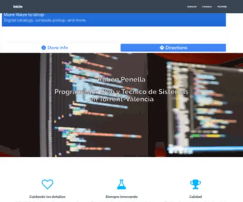 Rubenpenella.com.es(Rubén Penella) Screenshot