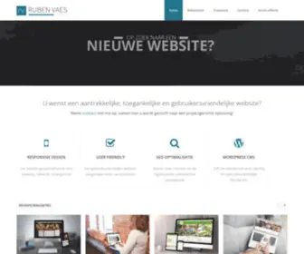 Rubenvaes.be(Webdesign Lummen) Screenshot