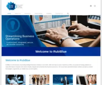 Rubiblue.co.za(HOME) Screenshot