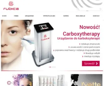 Rubica.pl(Profesjonalne urządzenia kosmetyczne) Screenshot