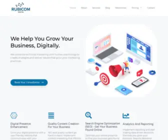 Rubicomdigital.com(Digital Marketing Consultants To Drive Business Growth) Screenshot