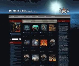 Rubicon-Music.com(ルビコン･ミュージックは世界中) Screenshot