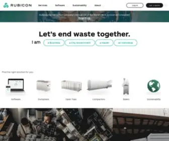 Rubicon.com(Software for Smart Waste and Recycling Solutions) Screenshot