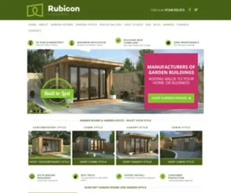 Rubicongardenrooms.co.uk(Garden Rooms &amp; Offices) Screenshot