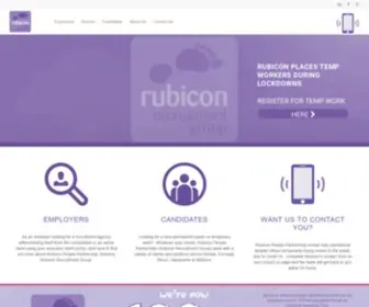 Rubiconpeople.co.uk(Rubicon Recruitment) Screenshot