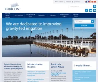 Rubiconwater.com(Improving water management and productivity) Screenshot