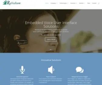 Rubidium.com(Embedded Voice Solutions) Screenshot