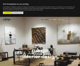 Rubigodesign.de(Industrial living trifft auf individuelles Wohndekor) Screenshot