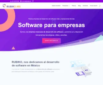 Rubiko.mx(Empresa de Desarrollo Software y aplicaciones móviles) Screenshot