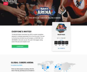 Rubiksarena.com(Rubiks Arena) Screenshot