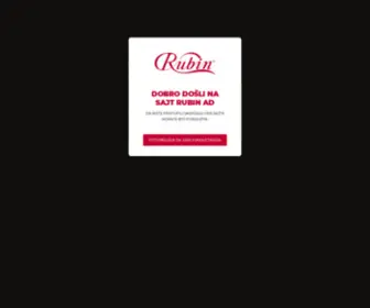 Rubin.rs(Proizvodnja alkoholnih pića) Screenshot