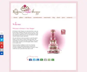 Rubinascakeshoppe.com(Rubina's Cake Shoppe) Screenshot