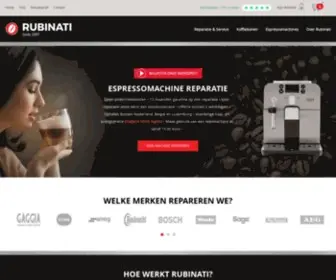 Rubinati.com(Espressomachine reparatie) Screenshot