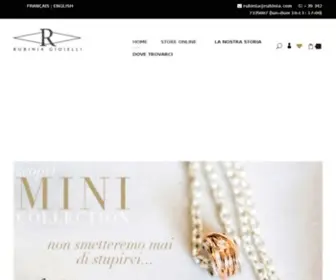 Rubinia.com(Rubinia Gioielli) Screenshot