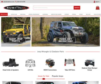 Rubitrux.com(Custom Jeep Wranglers for Sale at RubiTrux) Screenshot
