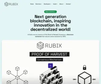 Rubix.network(First Green Blockchain Platform) Screenshot
