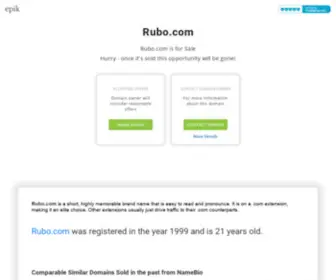 Rubo.com(Premium Domain) Screenshot