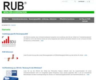 Rub.org(Cooperation Bauwirtschaft) Screenshot