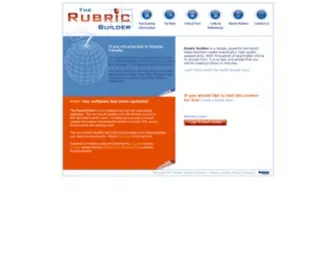 Rubricbuilder.com(The Rubric Builder) Screenshot