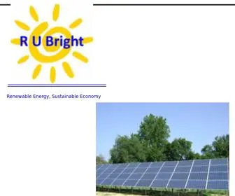 Rubrightsolar.com(R U Bright Solar) Screenshot