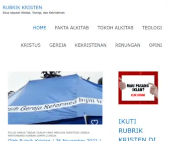 Rubrikkristen.com(Dating site Jodoh Kristen) Screenshot