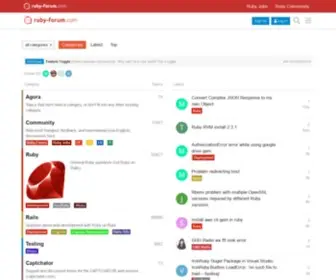Ruby-Forum.com(Ruby Forum) Screenshot