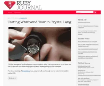 Ruby-Journal.com(Ruby Journal) Screenshot