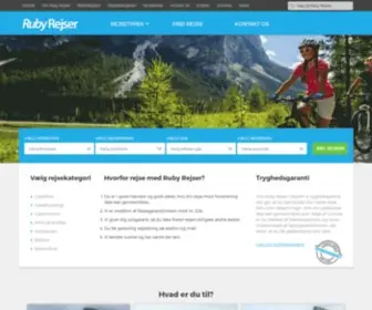 Ruby-Rejser.dk(Aktive ferier) Screenshot