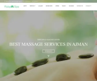 Ruby-SPA.com(Best Body Massage Center in Ajman) Screenshot