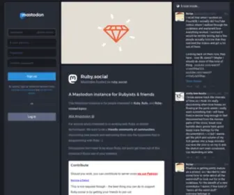 Ruby.social(Ruby social) Screenshot