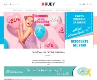 Rubyabalorios.com(Tienda de Abalorios Online) Screenshot