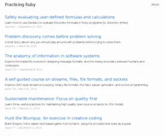 Rubybestpractices.com(Ruby Best Practices) Screenshot
