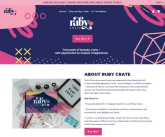 Rubycrate.ca(Ruby Crate) Screenshot