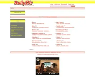 Rubydir.com(Free Directory of Ruby Links) Screenshot