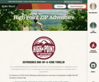 Rubyfallszip.com(High Point ZIP Adventure) Screenshot