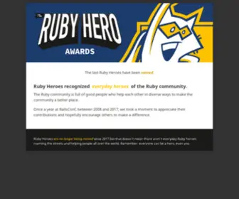 Rubyheroes.com(Ruby Heroes) Screenshot