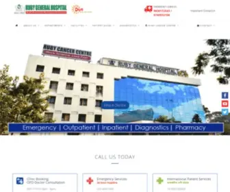 Rubyhospital.com(Ruby General Hospital Kolkata) Screenshot