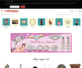 Rubylane.biz(Ruby Lane) Screenshot