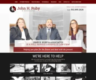 Rubylawfirm.com(John H) Screenshot