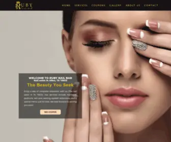 Rubynailbar.com(Ruby Nail Bar) Screenshot