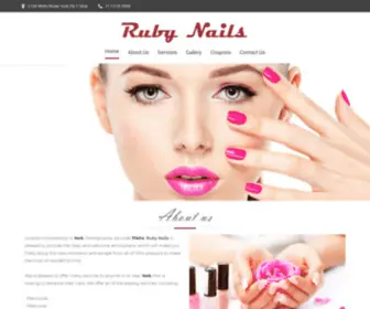 Rubynailsspayork.com(Ruby Nails) Screenshot